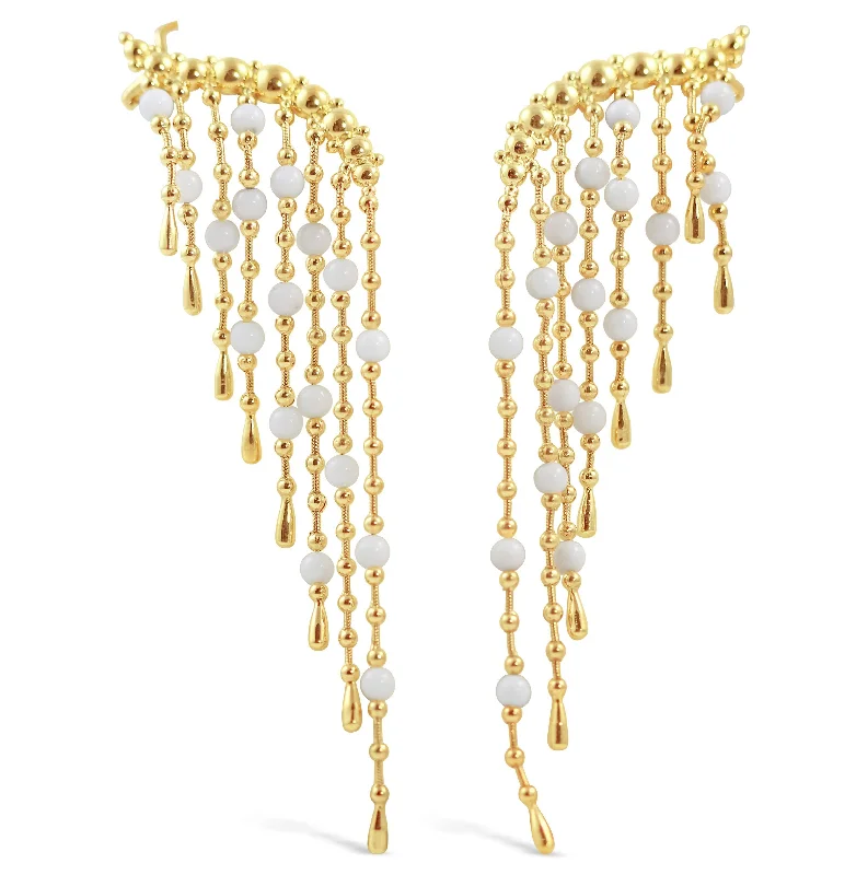 18KT YELLOW GOLD CARLA AMORIM EARRINGS