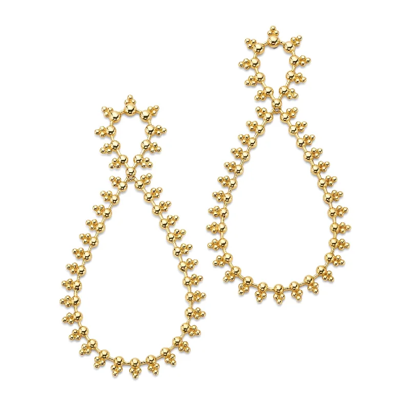 18KT YELLOW GOLD CARLA AMORIM MARTHA EARRINGS