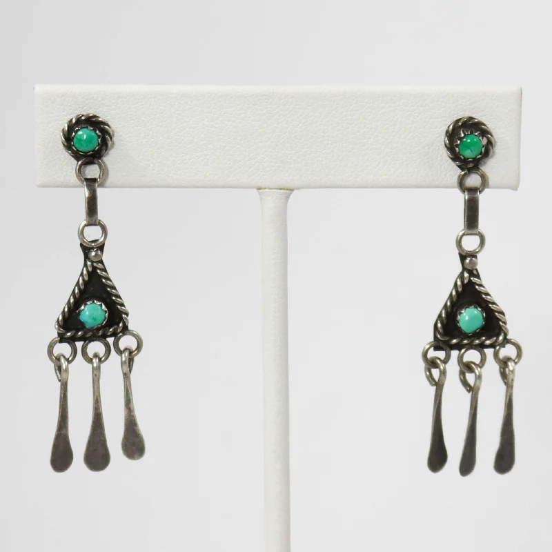 1950s Turquoise Earrings