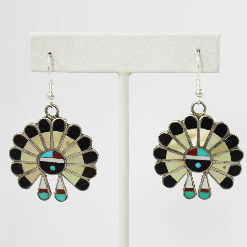 1960s Sunface Earrings