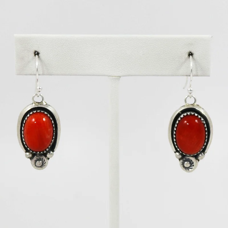 Coral Earrings