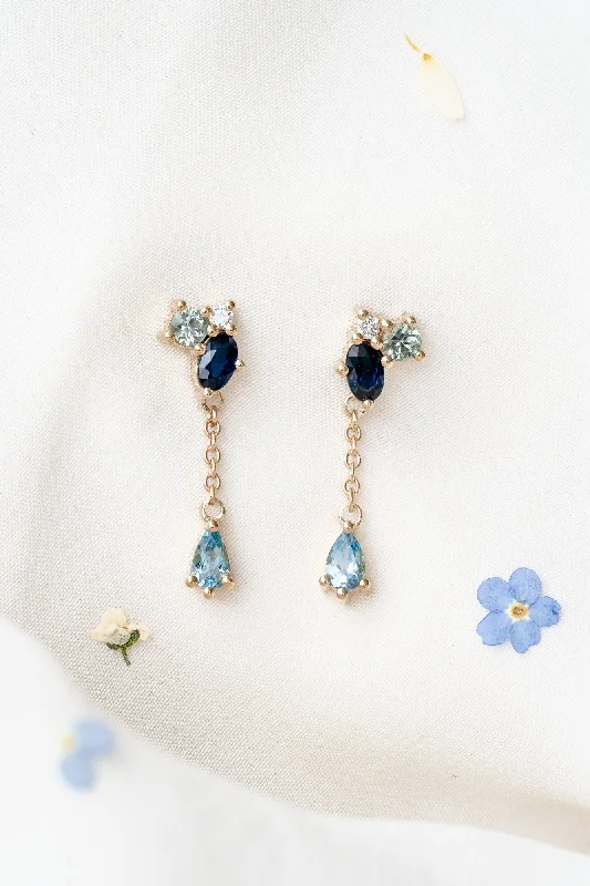 Dew Drop Studs in Tranquil