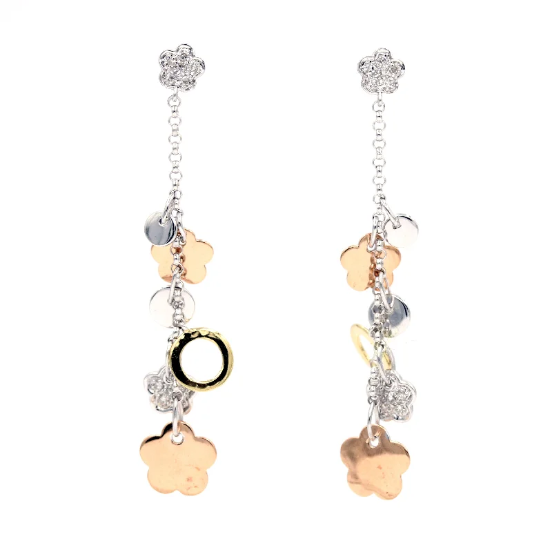 DIAMOND DANGLE EARRINGS