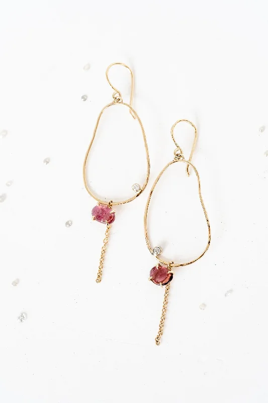 El Dorado Mirage Earrings with 1.26ctw Tourmaline