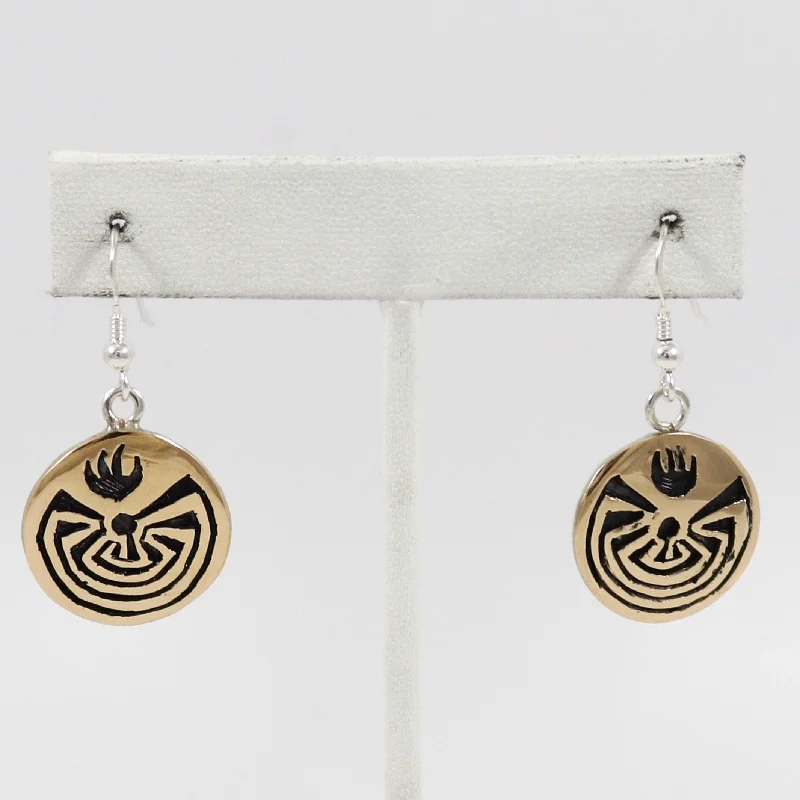 Hopi Maze Migration Earrings