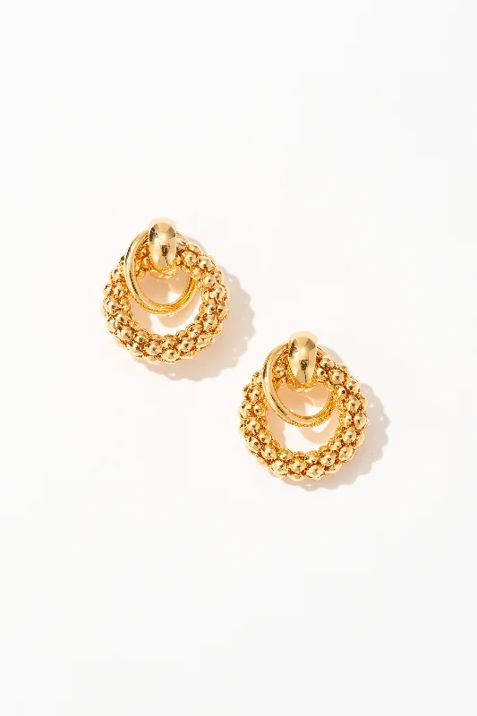 Kira French Twist Stud Earrings