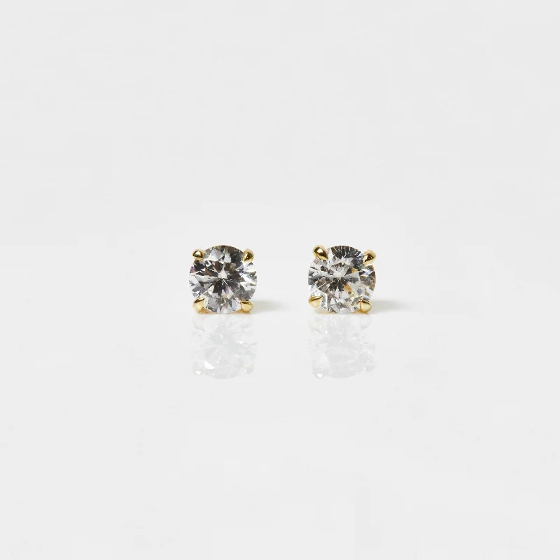 Cubic Zirconia Studs