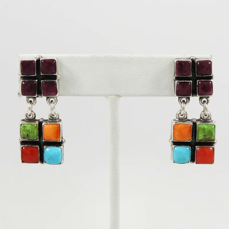 Multi-Stone Earrings