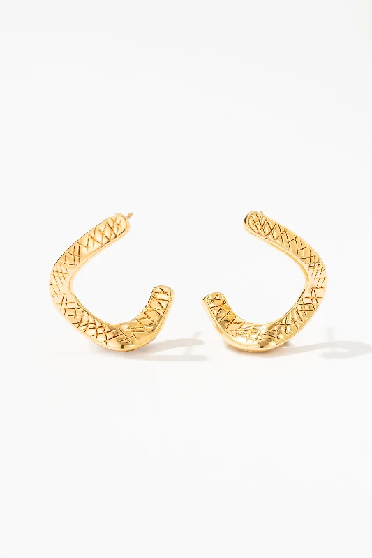 Orla Gold Huggie Earrings