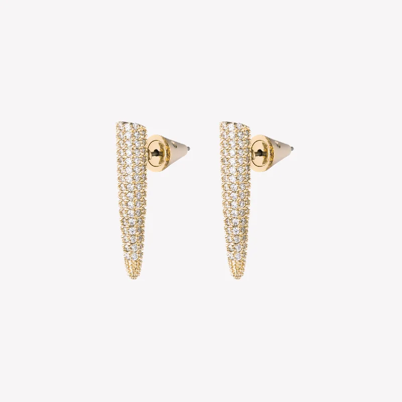 PAVÉ SPIKE STUD EARRINGS