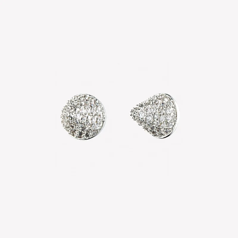 PAVÉ CONE STUD EARRINGS