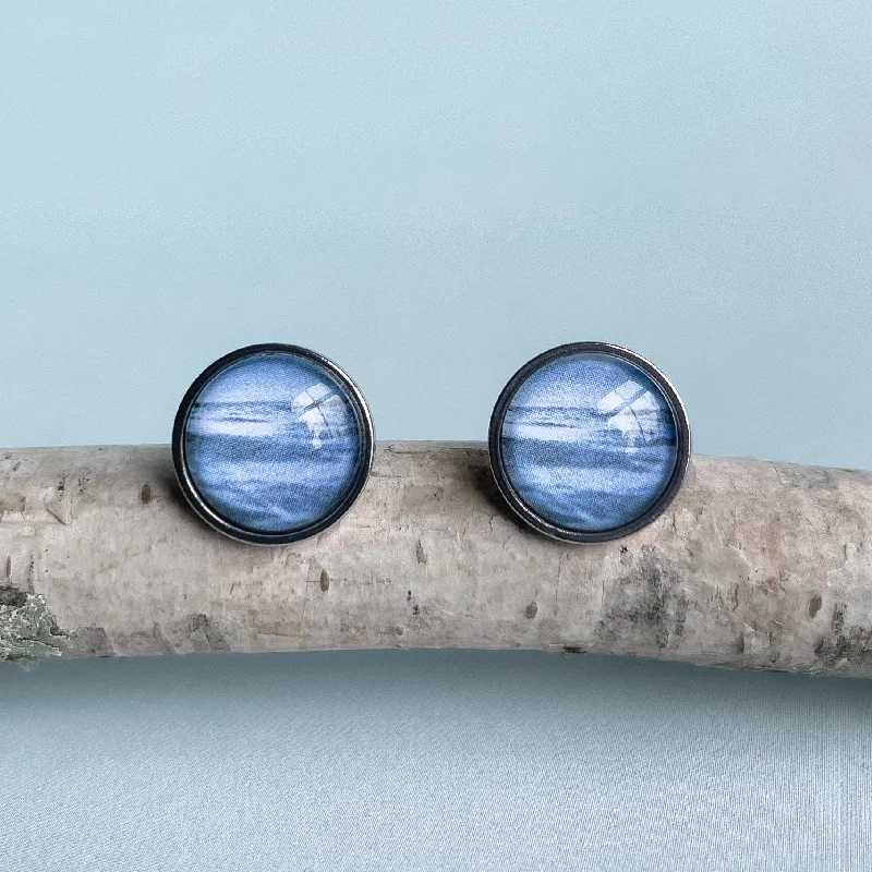 Sea & Sky - Stud Earrings