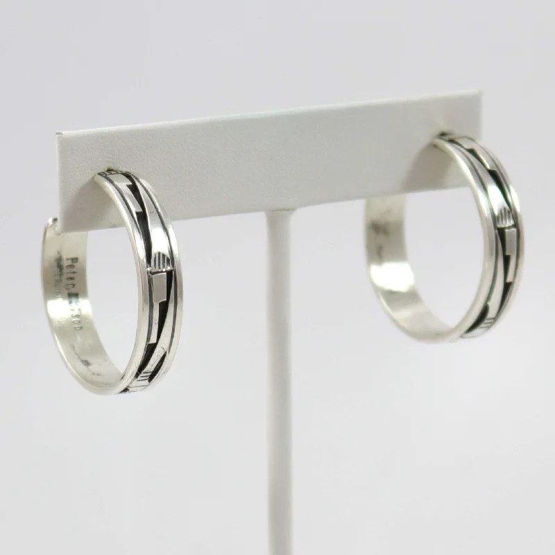 Silver Hoop Earrings