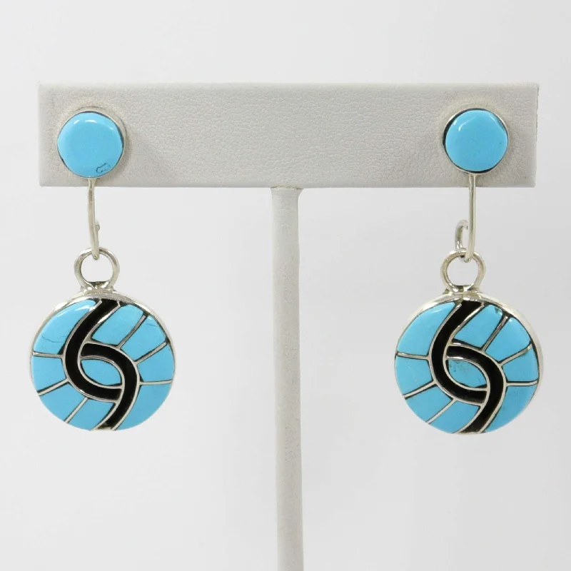 Sleeping Beauty Turquoise Earrings