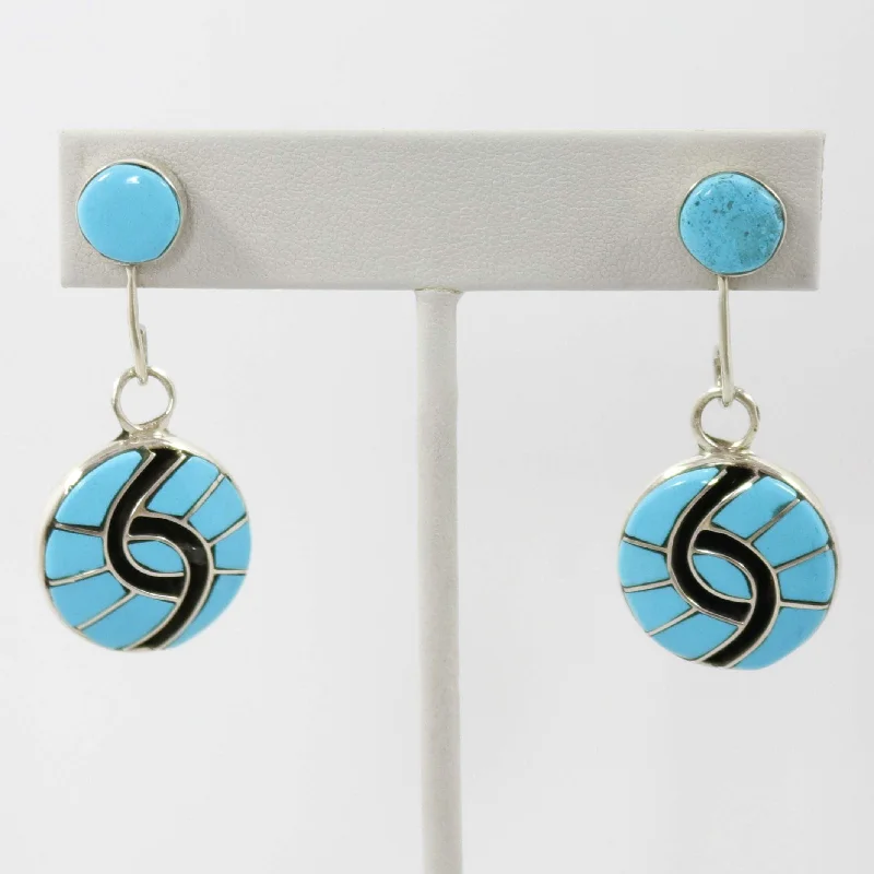 Sleeping Beauty Turquoise Earrings