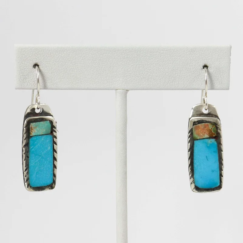 Turquoise Inlay Earrings