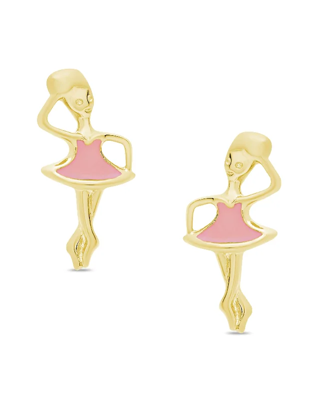 Ballerina Stud Earrings