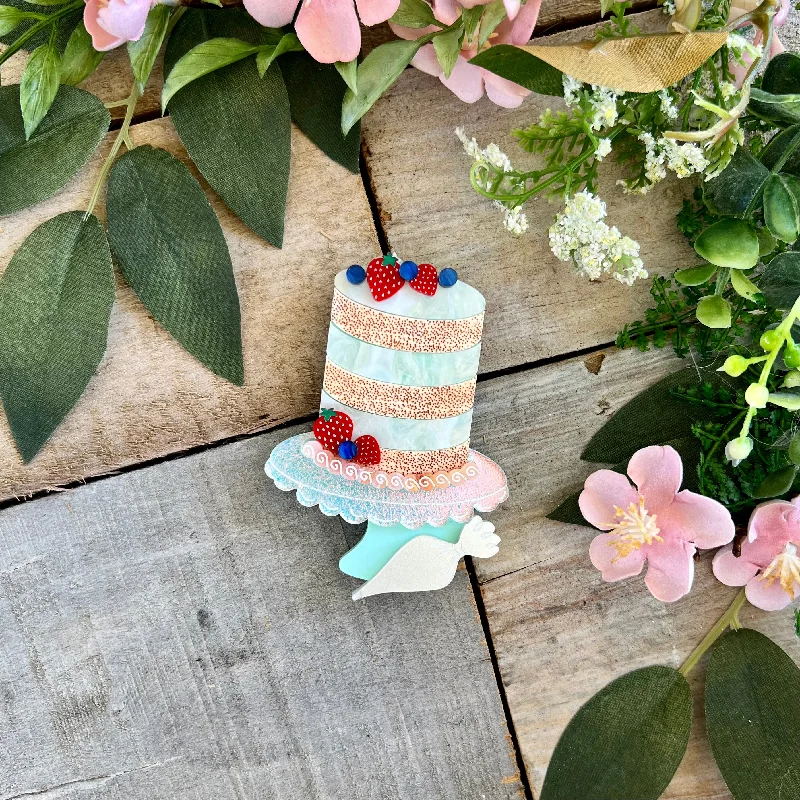 Cake Brooch