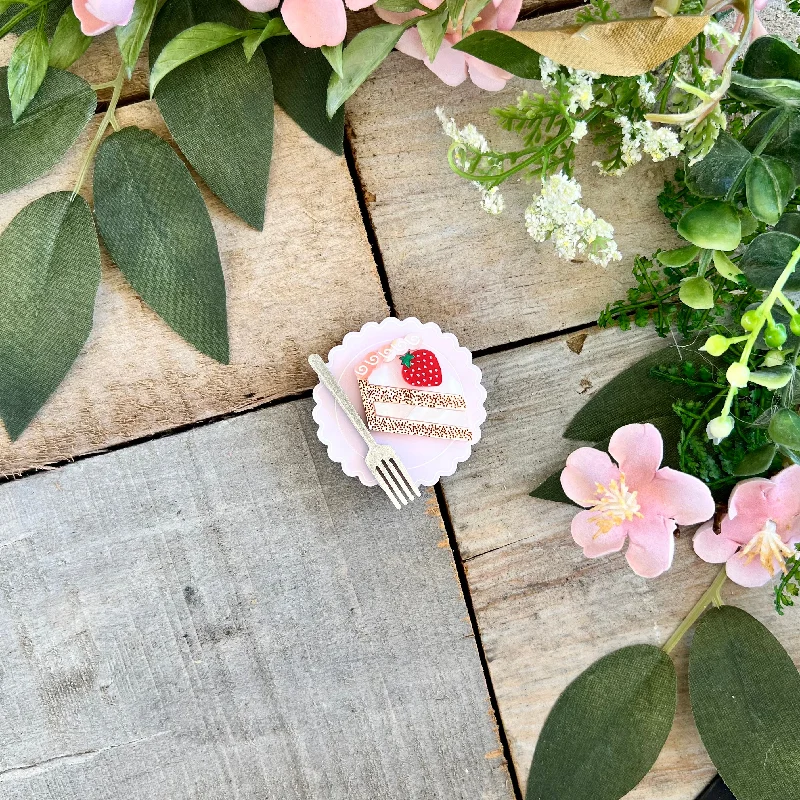 Cake Slice Brooch