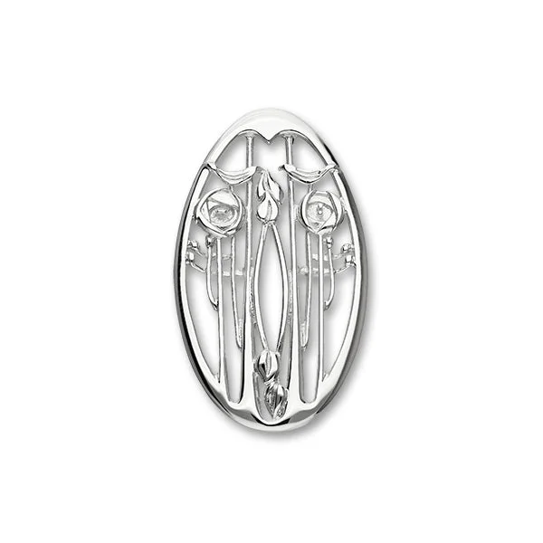 Charles Rennie Mackintosh Silver Brooch B343