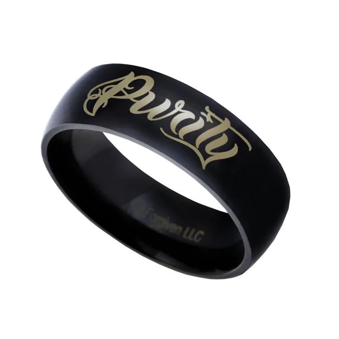 Cursive Purity Ring