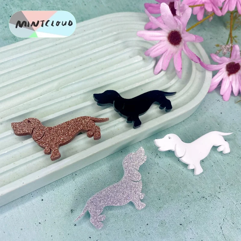 Mintcloud Brooch - Dachshund