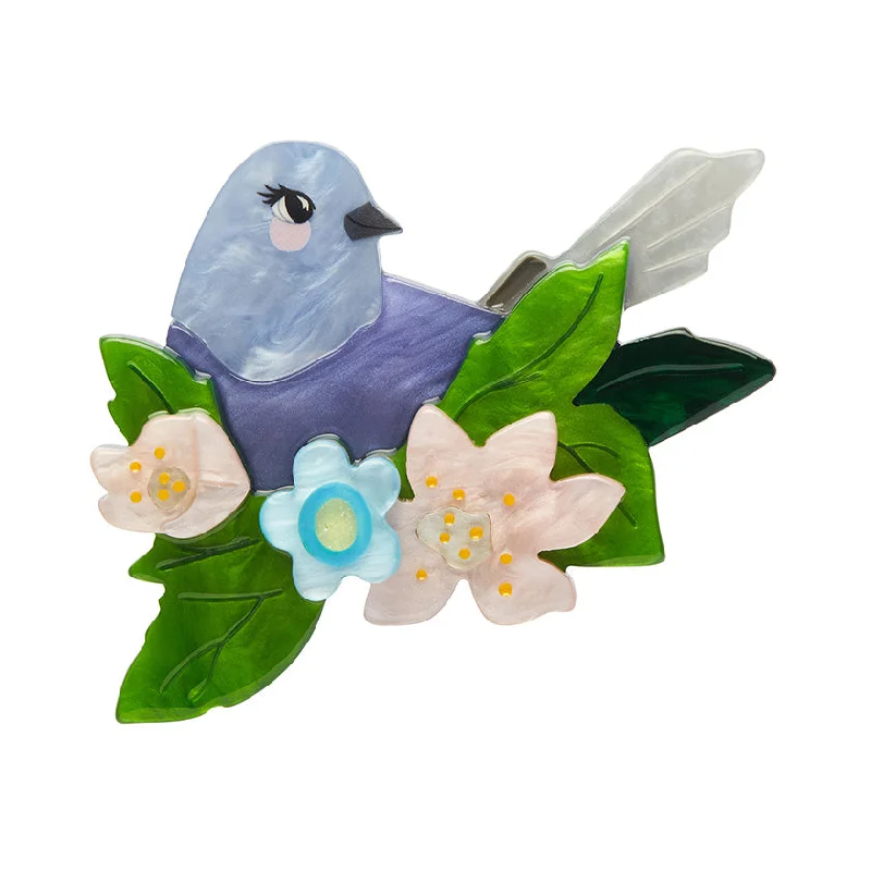 Erstwilder x Fleur Harris - Gentle Bluebird Brooch*