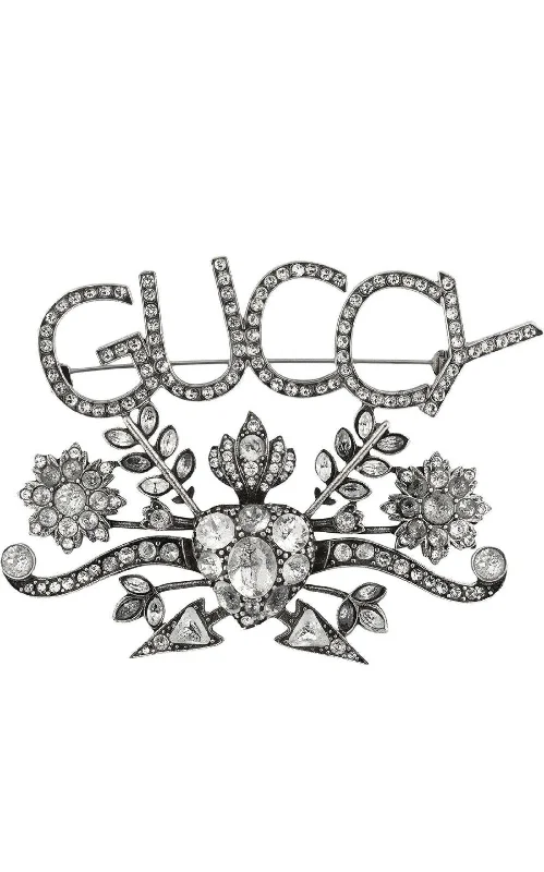 Guccy Crystal Brooch