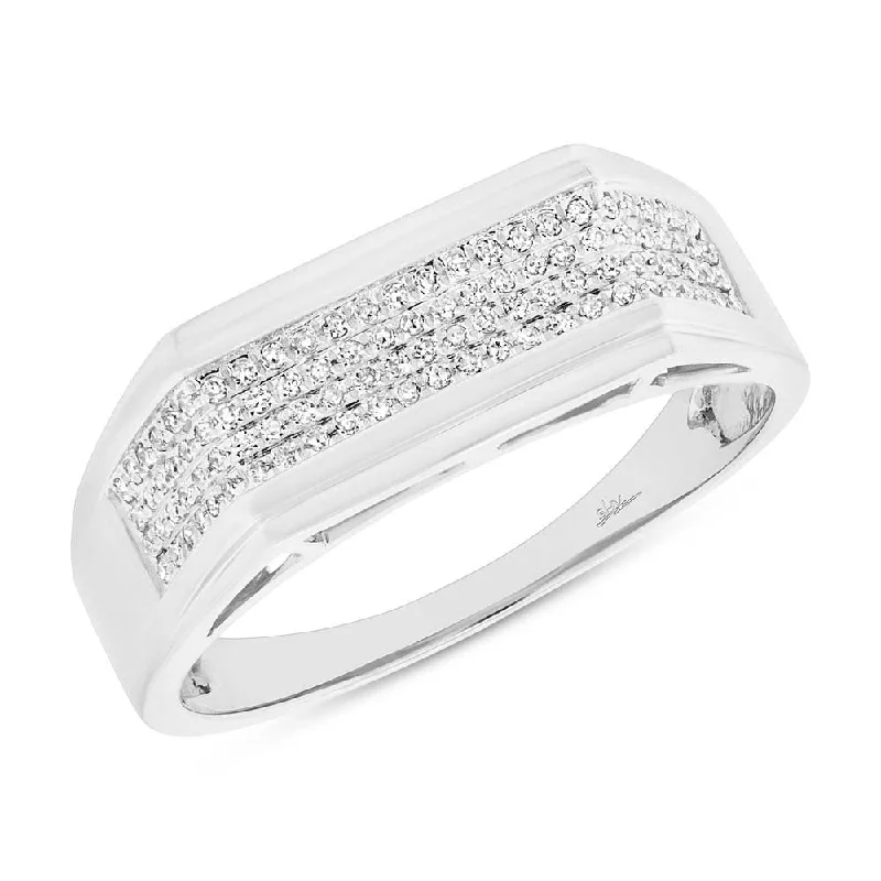 MEN'S 14KT GOLD 0.24 CTW DIAMOND FASHION RING