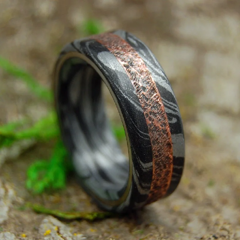 Copper Smackdown | Men's Copper & Black M3 Wedding Ring