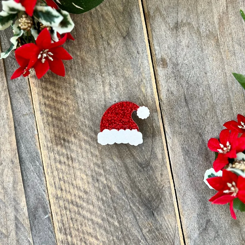 Mini Santa Hat Brooch