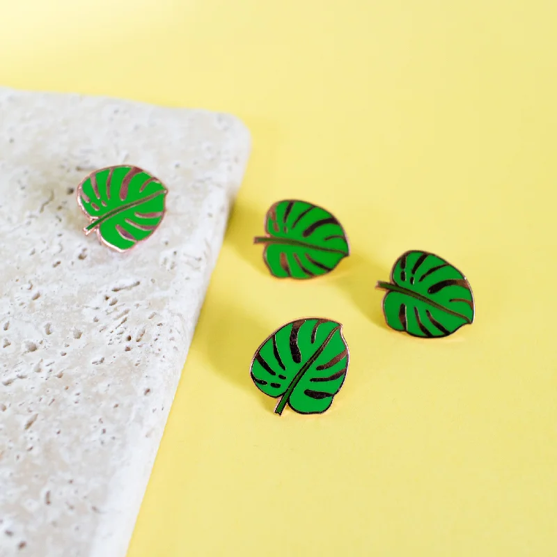 Monstera Leaf Pin