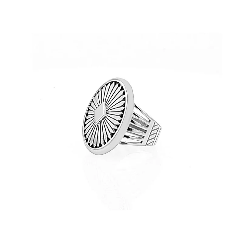 Mr. LOWE Southwest Silver Sunray Ring