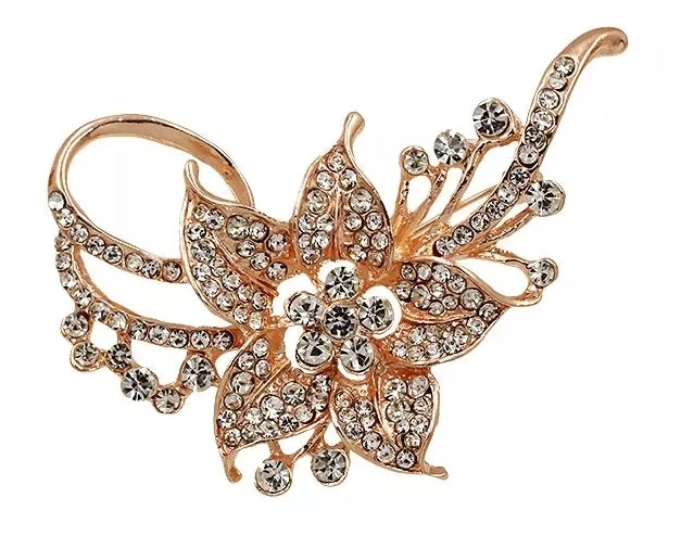 Rhinestone Brooch BR-106