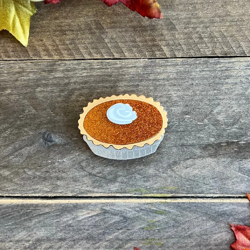 Pumpkin Pie Brooch