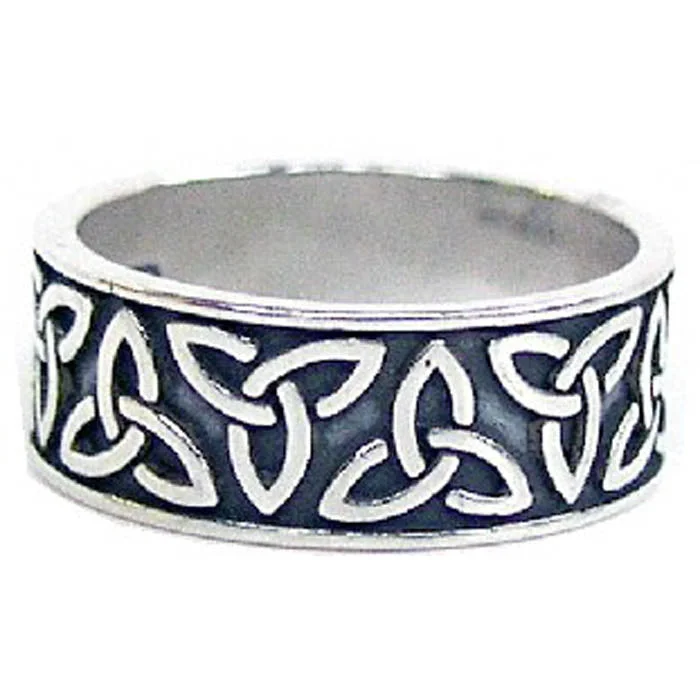 Sterling Silver Trinity Band Ring