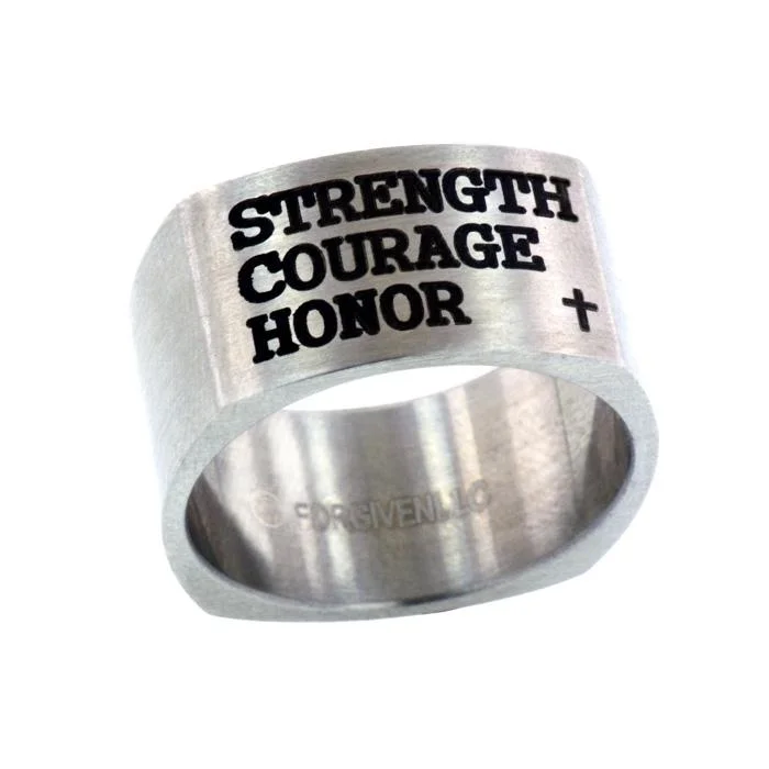 Strength Courage Honor Ring