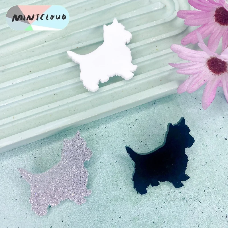 Mintcloud Brooch - Westie